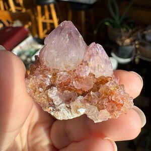 Natural spirit quartz specimen
